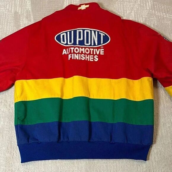 Vintage NASCAR Jeff Gordon #24 Racing Jacket Mens Large - Picture 12 of 13